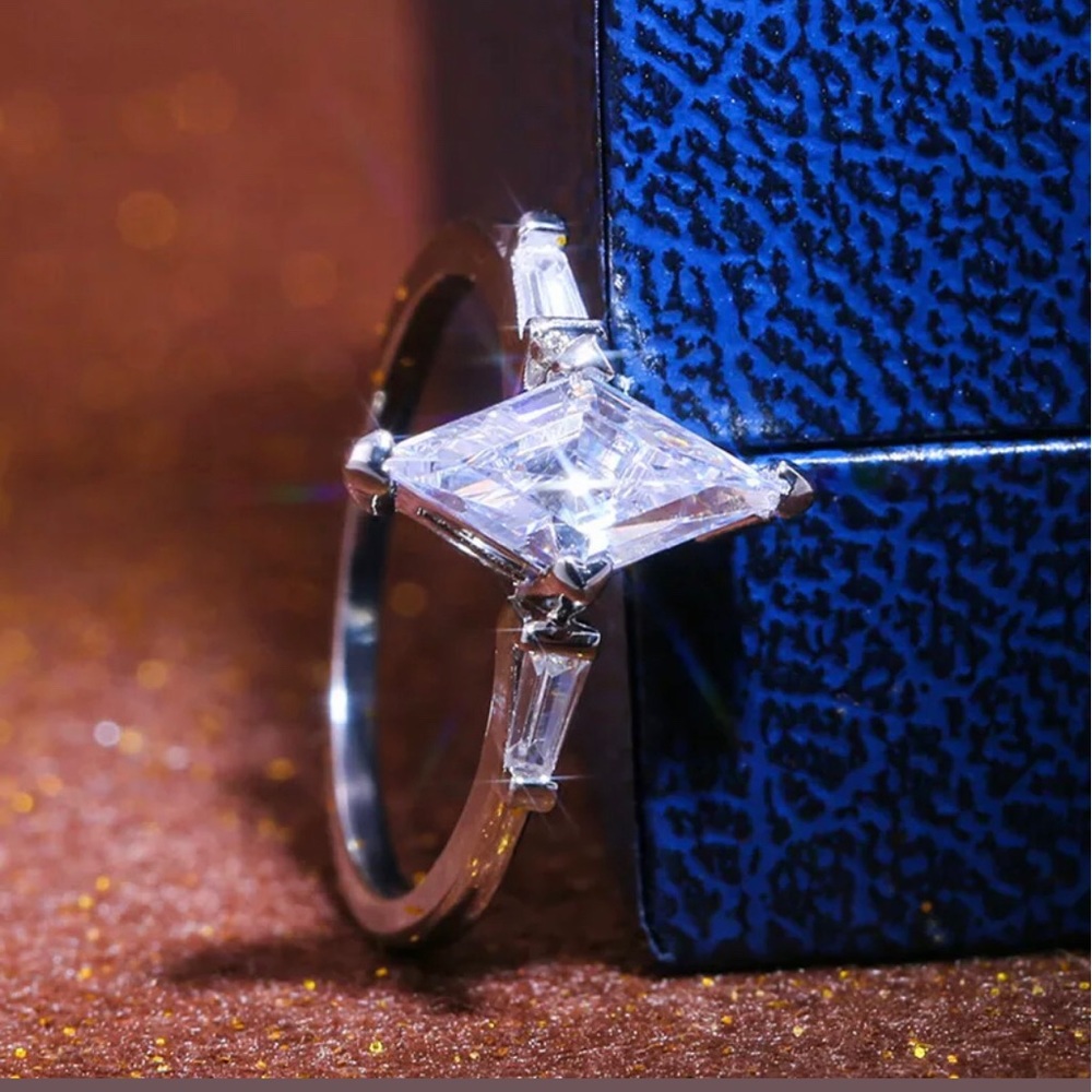 NWT Marquis Cut Sapphire Ring - Picture 5 of 7